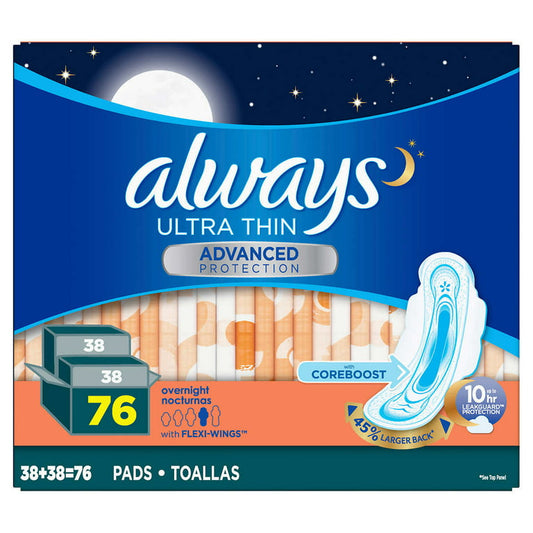Always Ultra-Thin Pads (2/76ct)