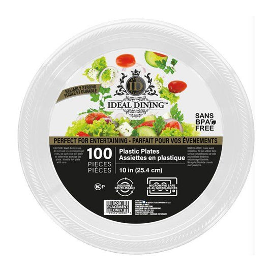 Ideal Dinning Plastic Plates (200ct)