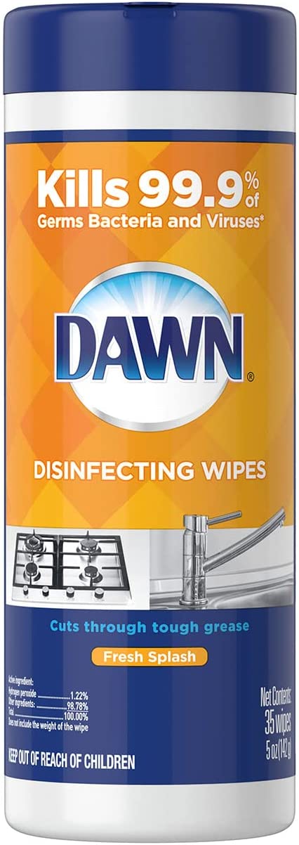 Dawn Disinfectant Wipes (6pc)