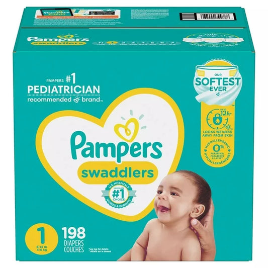 Pampers Swaddlers(198ct)
