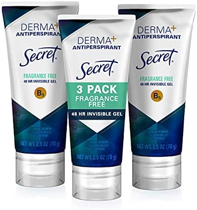 Secret Derma+ Invisible Gel Deodorant (3pk)